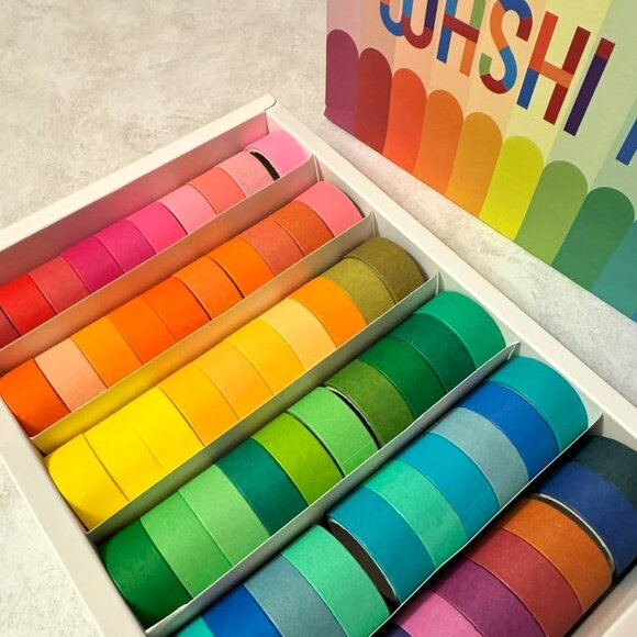 Washi Tape Gift Set - 60 Rolls -Scrapbook Paper Crafts Stickers Art - Picture 2 of 8